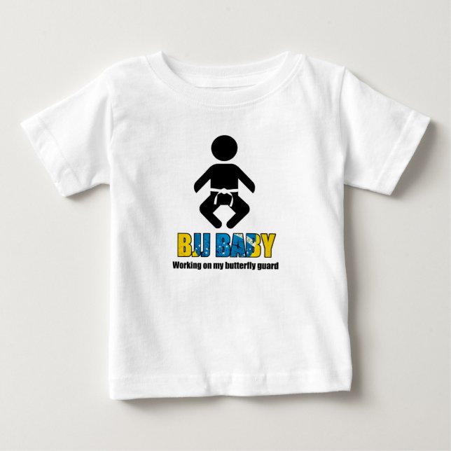 BJJ Baby ", das an meinem Schmetterlingsschutz" T T-shirt (Vorderseite)