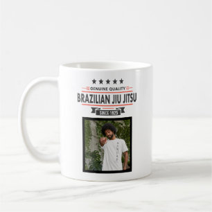 BJJ Black Belt mit Namen und Datum der Auszeichnun Kaffeetasse
