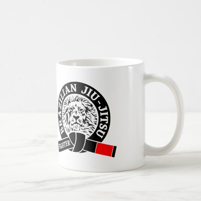 BJJ - Brasilianischer Jiu-Jitsu-Kämpfer Kaffeetasse (Rechts)