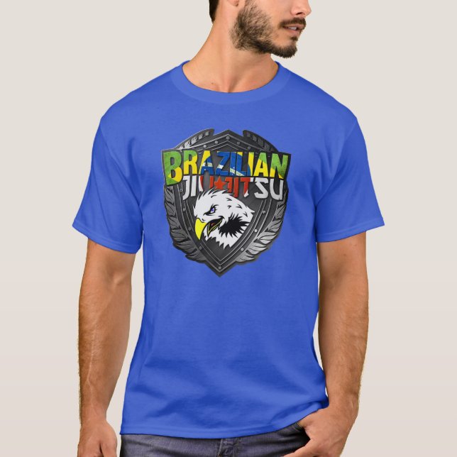 BJJ - Brasilianischer Jiu-Jitsu-Schild T-Shirt (Vorderseite)