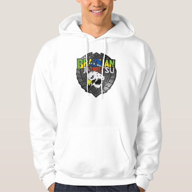 BJJ - Brasilianischer Jiu Jitsu Shield Hoodie (Vorderseite)