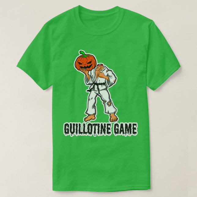 BJJ Brazilian Jiu Jitsu Design JackOLantern Headle T-Shirt (Design vorne)