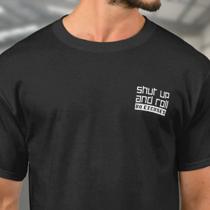 BJJ Brazilian Jiu Jitsu schließt Roll No Exception T-Shirt