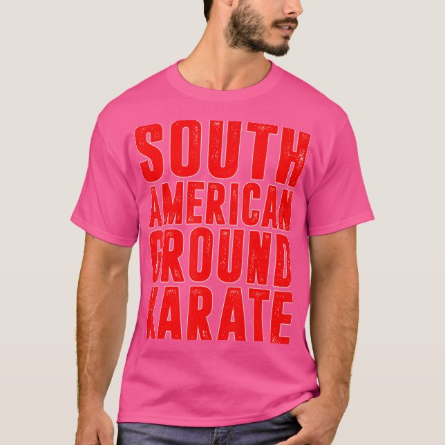 Bjj Brazilian Jiu Jitsu South American Ground Kara T-Shirt (Vorderseite)