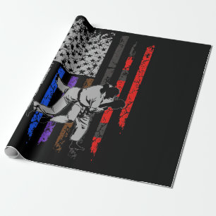 BJJ-Flag für die brasilianische Jiu Jitsu Stars &  Geschenkpapier