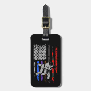 BJJ-Flag von Jiu Jitsu Stars & Stripes Gepäckanhänger