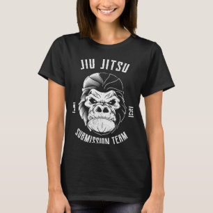 BJJ Gorilla Brasilianischer Jiu Jitsu und Grapplin T-Shirt