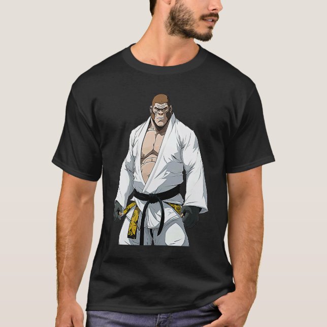 BJJ Gorilla  Brazilian Jiu Jitsu and Grappling T-Shirt (Vorderseite)