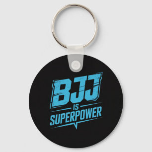 BJJ ist ein Super-Power Vintage-Grafik-Schlüsselan Schlüsselanhänger