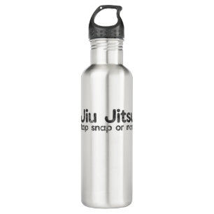 BJJ Jiu Jitsu Brasilien Kampfkünste Anstich Snap  Edelstahlflasche