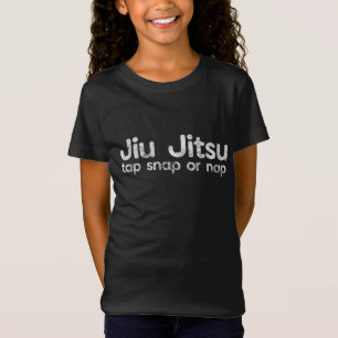 BJJ Jiu Jitsu Brasilien Kampfkünste Anstich Snap T-Shirt