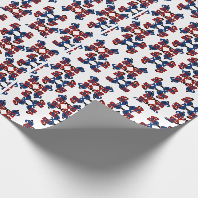 BJJ Leg Lock Geschenkpapier (Ecke)