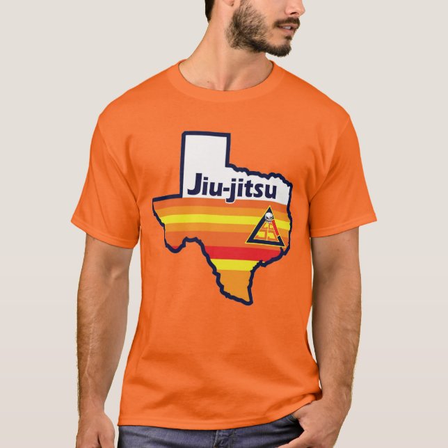BJJ lustig Parody Shirt Houston TX Jiu Jitsu (Vorderseite)