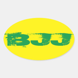 BJJ Oval Sticker