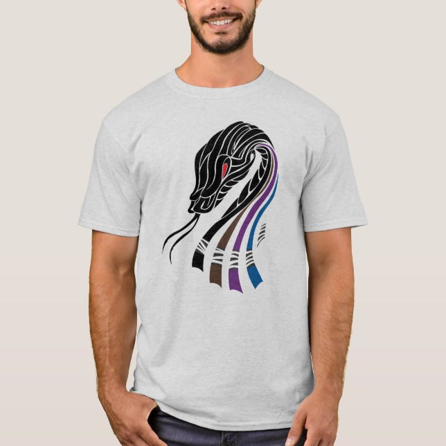 BJJ Schlangen-Gurte für Jiu Jitsu T-Shirt (Vorderseite)