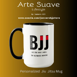 BJJ Way I Roll Fügen Sie Ihren Namen Jiu Jitsu Bla Tasse
