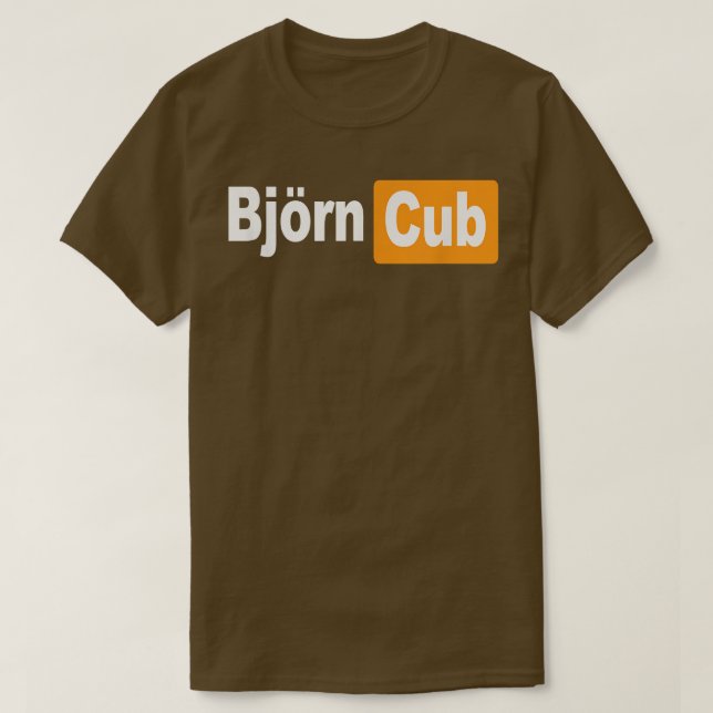 Bjorn Cub Niedlich Baby Bear T-Shirt (Design vorne)