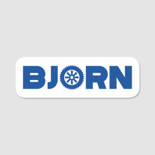 Bjorn Petrol Head Namensschild