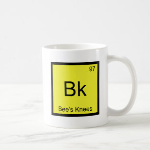 Bk - Bienensche Chemie-Element Symbol-T-Shirt Kaffeetasse