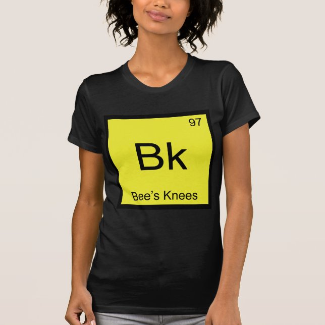 Bk - Bienensche Chemie-Element Symbol-T-Shirt T-Shirt (Vorderseite)