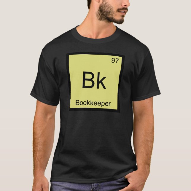 BK - Symbol-T - Shirt für Buchhalterchemie (Vorderseite)