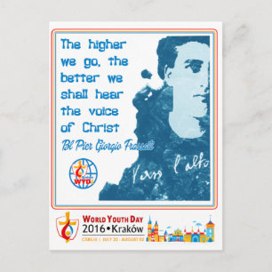 BL PIER GIORGIO FRASSATI WORLD YOUTH DAY 2016 POSTKARTE
