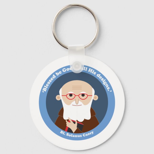Bl. Solanus Casey Schlüsselanhänger (Vorderseite)