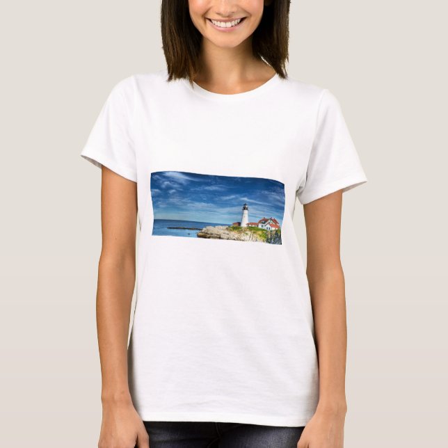 BLA01 Leuchtturm 1.tif T-Shirt (Vorderseite)