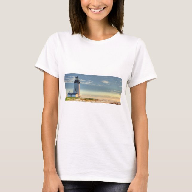 BLA02 Leuchtturm 2.tif T-Shirt (Vorderseite)