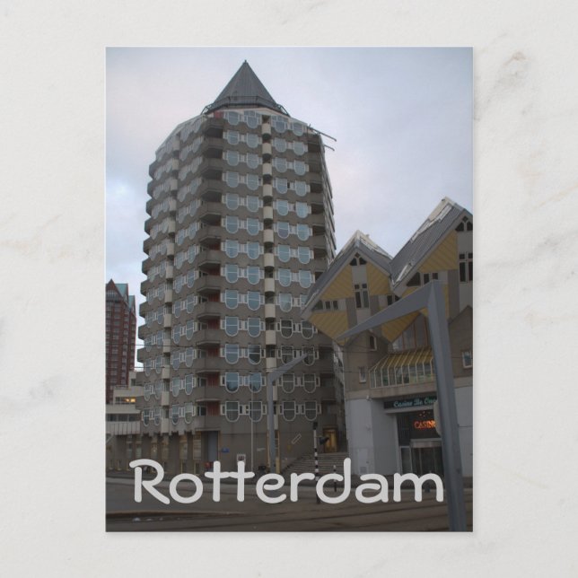 Blaaktoren, Rotterdam Postkarte (Vorderseite)