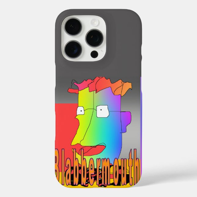 Blabbermouth Case-Mate iPhone Hülle (Rückseite)