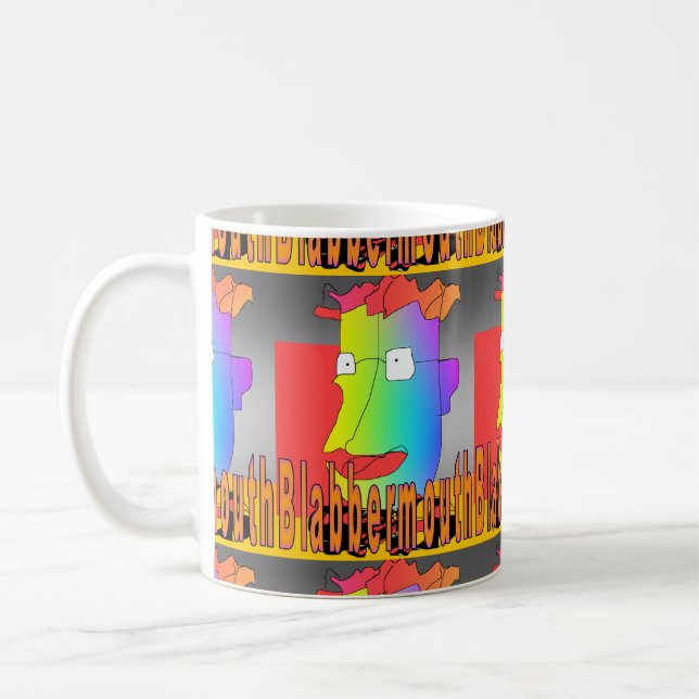 Blabbermouth Funny Mug Kaffeetasse (Links)