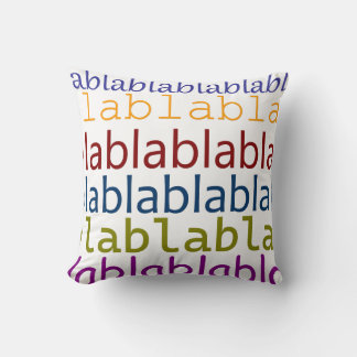 Blablabla Kissen