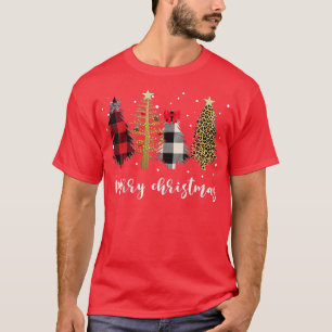 Blached FroChristmas Pine Trees Weihnachtsbaum T-Shirt