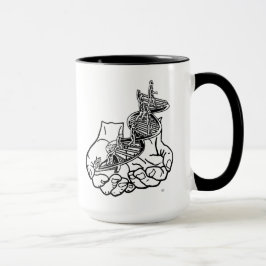 Black 15 oz Ringer-Tasse Tasse