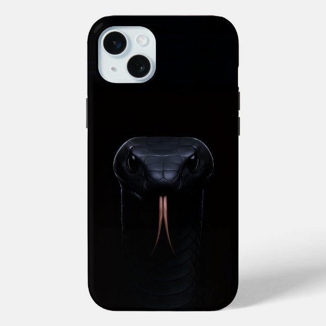 Black 4 Luxe, Black Mamba Snake Case-Mate iPhone Hülle (Rückseite)