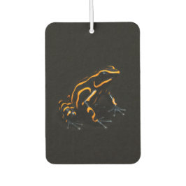 Black 4 Luxe Car Air Fresheners, Black Orange Frog Autolufterfrischer