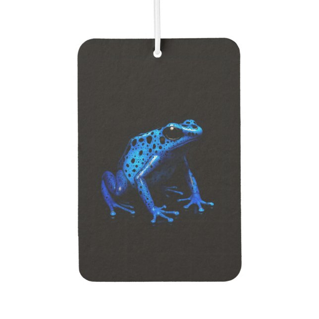 Black 4 Luxe Car Air Fresheners, Blue Frog Autolufterfrischer (Vorderseite)