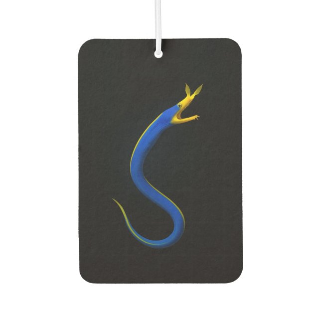 Black 4 Luxe Car Air Fresheners, Blue Ribbon Eel Autolufterfrischer (Vorderseite)