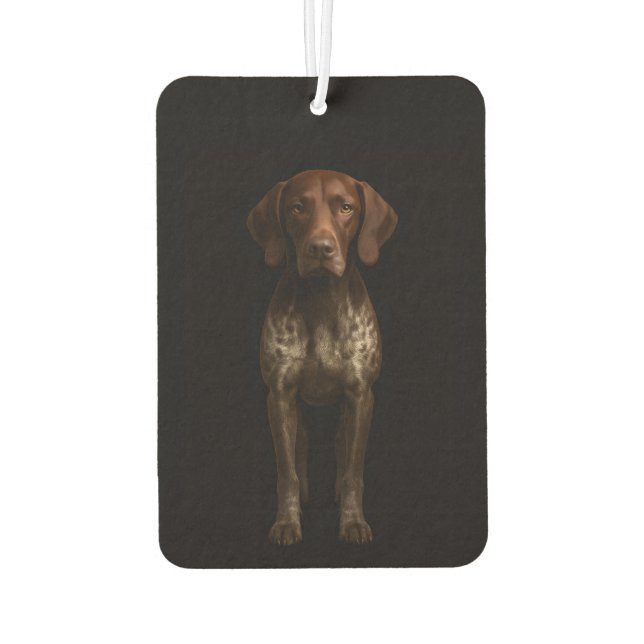 Black 4 Luxe Car Air Fresheners, German Pointer Autolufterfrischer (Rückseite)