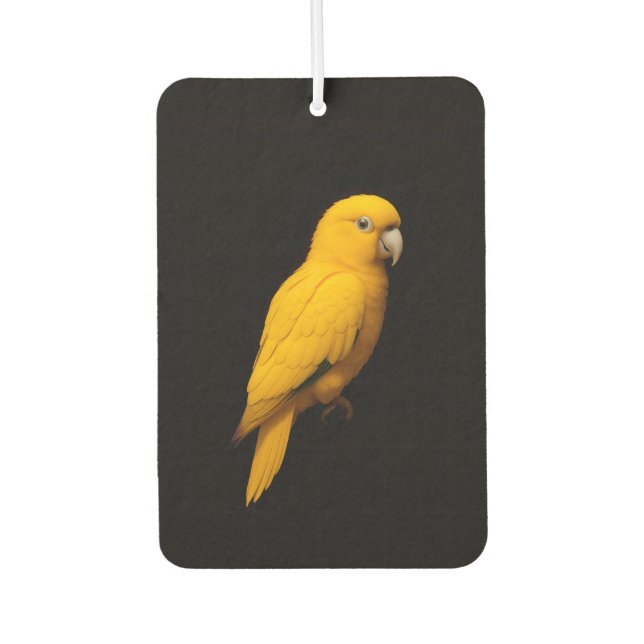 Black 4 Luxe Car Air Fresheners, Golden Parakeet Autolufterfrischer (Vorderseite)