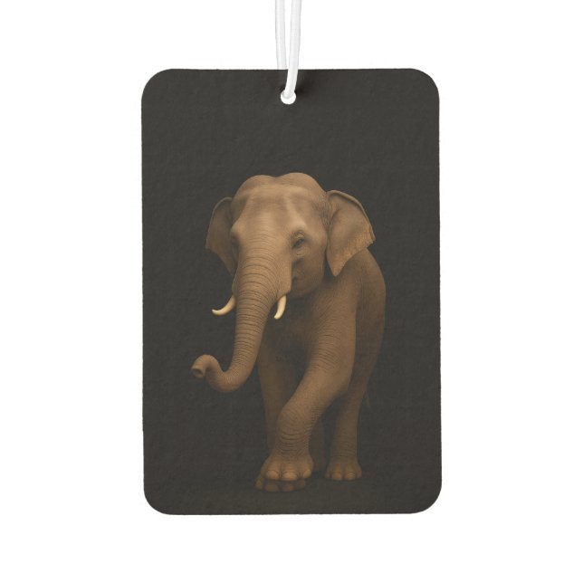Black 4 Luxe Car Air Fresheners, Indian Elephant Autolufterfrischer (Rückseite)