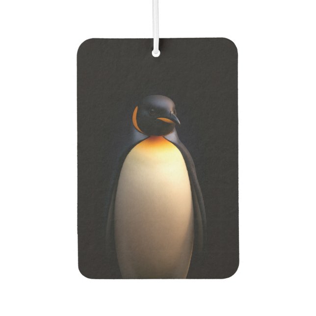 Black 4 Luxe Car Air Fresheners, Kaiser Pinguin Autolufterfrischer (Vorderseite)