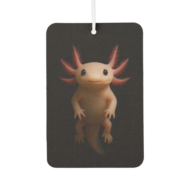 Black 4 Luxe Car Air Fresheners, Mexican Axolotl Autolufterfrischer (Vorderseite)