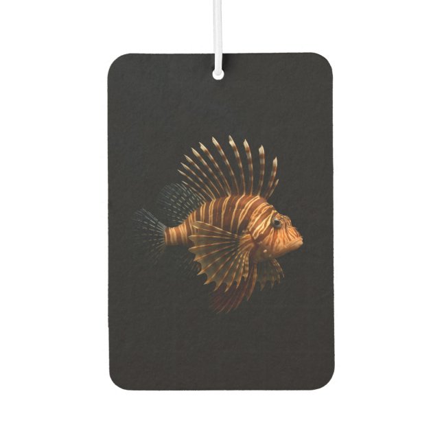 Black 4 Luxe Car Air Fresheners, Red Lionfish Autolufterfrischer (Vorderseite)