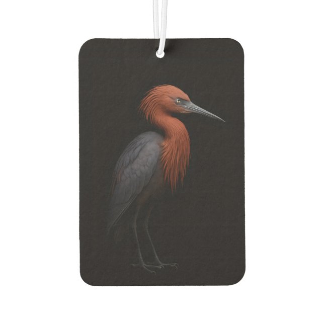 Black 4 Luxe Car Air Fresheners, Reddish Egret Autolufterfrischer (Rückseite)