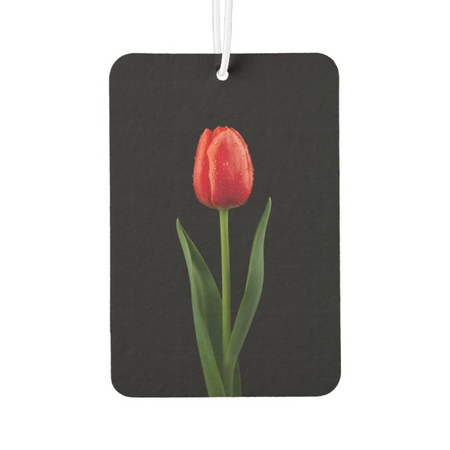 Black 4 Luxe Car Air Fresheners Ruby Red Tulip Autolufterfrischer (Rückseite)