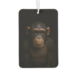 Black 4 Luxe Car Air Fresheners, Serene Chimpanzee Autolufterfrischer