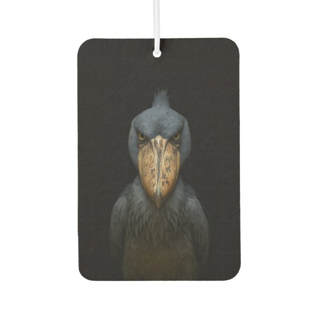 Black 4 Luxe Car Air Fresheners, Shoebill Bird Autolufterfrischer (Vorderseite)