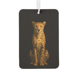 Black 4 Luxe Car Air Fresheners, Sleek Cheetah Autolufterfrischer